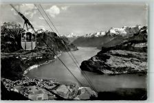 6440 Brunnen 1960 Foto AK Seilbahn