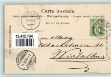 9633 Hemberg 1903 - Pension Klauser, Familie steht vor dem Haus AK