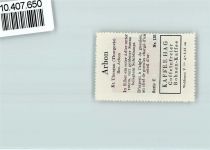 9320 Arbon - Vignette Wappen Kaffee Hag 1920-1940 Adler