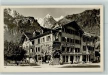 3860 Meiringen 1935 Foto AK Hotel Hirschen , sehr gute Erhaltung AK