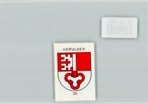 6060 Sarnen - Vignette Wappen Kaffee Hag ca 1920-1940 Obwalden