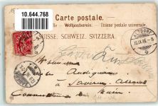 6440 Vierwaldstättersee 1896 Gebrauchsspuren Lithographie Axenstrasse Tell