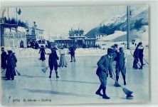 7500 St. Moritz 1909 - Winter Eisstadion Curling
