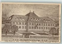 3270 Aarberg 1923 Radierung Krankenhaus Spende für Spitalneubau