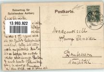 3270 Aarberg 1923 Radierung Krankenhaus Spende für Spitalneubau