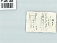 5033 Buchs AG - Vignette Wappen Kaffee Hag 1920-1940