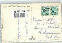 Weissfluhjoch Foto AK Gasthaus Station Parsennbahn