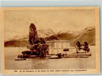 1820 Montreux 1954 Halt gegens Licht Patent Leucht AK Insel Salagnon