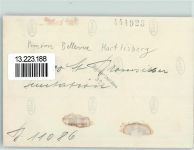 Hartlisberg FOTO KEINE AK Pension Bellevue Ort handschriftlich