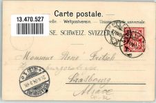 4448 Läufelfingen 1904 Lithographie Kurhaus Frohburg Fam. Bader