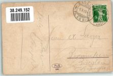 Basel Bâle Bundes- Bahnhof Bahnhof Schweiz 1909 Gebrauchsspuren