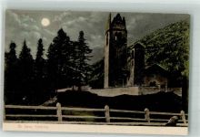 7505 Celerina/Schlarigna Mondschein Kirche St. Jann