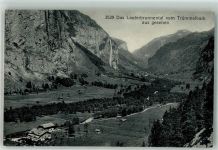 3822 Lauterbrunnen Foto AK Lauterbrunnental