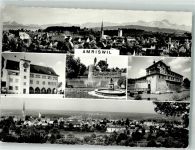 8580 Amriswil 1969 Foto AK Rathaus Schloss Hagenwil