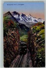 3860 Brünig 1958 Foto AK Bergbahn Brünigbahn Brünig-Kulm