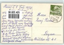 3860 Brünig 1958 Foto AK Bergbahn Brünigbahn Brünig-Kulm