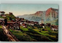 7064 Tschiertschen 1912 Foto AK vue generale