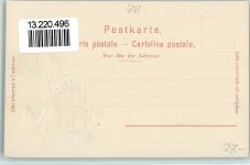 8000 Zürich Passepartout Prägedruck Dolderhotel Jagd Gämse Lithographie sign F Zuber