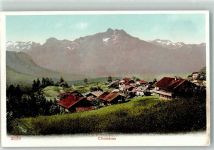 1885 Chesières Lithographie