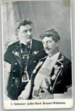 Tracht Schweizer Jodler Duett Brunner-Widtmann Tracht Schweiz Gebrauchsspuren