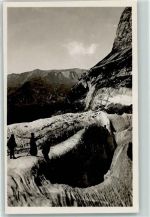 3818 Grindelwald - Ort handschriftlich Bergsteiger Gruppe Winter