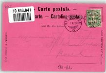 4103 Bottmingen 1899 Künstlerkarte Schloss Bottmingen sign. Bürgy ?