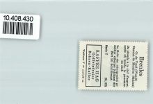 1683 Brenles - Vignette Wappen Kaffee Hag ca 1920-1940 Schlüssel