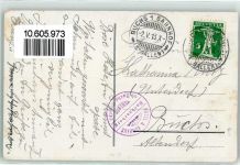 9470 Buchs SG 1913 Gebrauchsspuren Hotel Kurhaus Buchserberg Alpstein