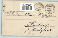 9220 Bischofszell 1902 Gebrauchsspuren Kirche AK