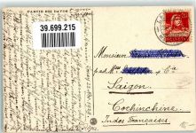 7260 Davos Dorf Künstlerkarte sign. Chrisstoffel Chalets Winter