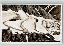 Sankt Gotthard TI - Gotthardstrasse Winter