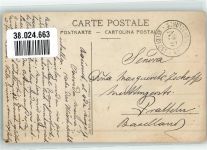 2856 Boécourt Gebrauchsspuren Feldpost Schützenbataillon Nr. 5