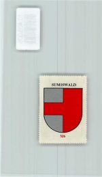 3454 Sumiswald - Vignette Wappen Kaffee Hag ca 1920-1940