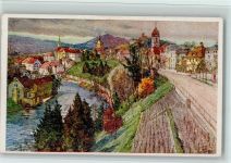 5400 Baden Künstlerkarte Verlag Zengg Nr. 2736 - gute Erhaltung AK