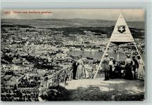 8143 Uetliberg - Aussichtsplattform Blick auf Zürich