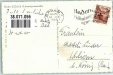 5400 Baden 1943 Foto AK Limmatpromenade