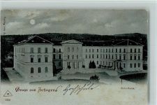 4800 Zofingen 1898 Mondschein Gruss aus - Schulhaus AK