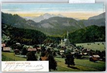 6078 Lungern - Kirche, Ortsansicht