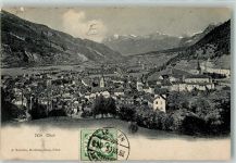 7000 Chur Coire 1905 - Frankatur Vorderseite Bahnpost Zug 763 Strecke 21