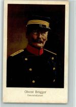Oberst Brügger Generaladjutant Militär Schweiz