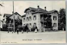 5734 Reinach AG 1911 Foto AK Im Unterdorf