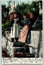6600 Locarno 1903 - Frauen Tracht Weinpflückerinnen Ort lt. Stempel