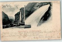 3822 Lauterbrunnen 1900 - Trümmelbachfall Bahnpost