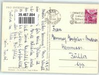 Murten Morat sign. Gos Francois Murtensee Pro Infirmis Schweiz Künstlerkarte