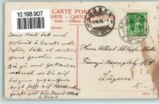 8880 Walenstadt 1908 - mit See und Mürtschenstock