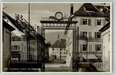 2800 Delémont Delsberg Foto AK Schloss Eingang