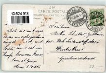 8400 Winterthur 1906 Gebrauchsspuren Bahnhofplatz