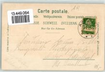 9050 Appenzell Lithographie Tracht Carl Künzli Zürich Dep. Nr. 1838