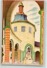 Bern Berne 1914 Künstlerkarte Landesausstellung Weinbau sign. A.Tieche Offizielle Künstlerpostkarte No.6