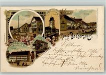8303 Bassersdorf 1900 BOAKC Gasthaus Löwen Lithographie